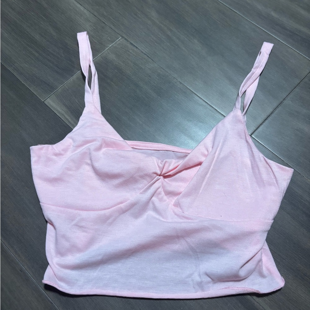 SHEIN Light Pink Crop Top